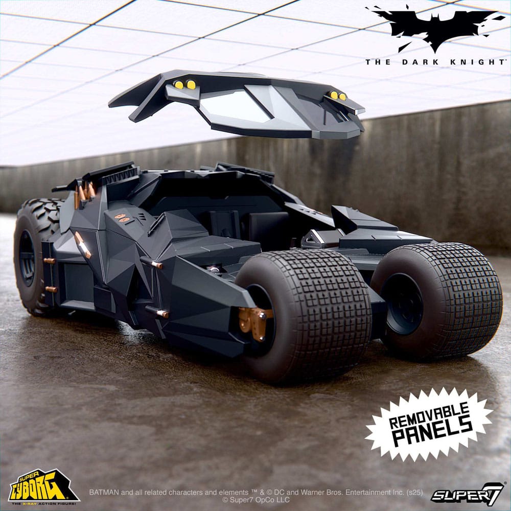 Super7 Batman 1989 Super Cyborg Batmobile Tumbler (Full Color) Fahrzeug