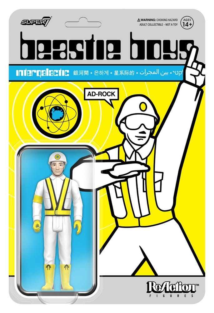 Super7 Beastie Boys ReAction Ad-Rock (Intergalactic Crossing Guard Wave 04) Actionfigur