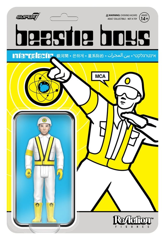 Super7 Beastie Boys ReAction MCA Wave 04 Intergalactic Crossing Guard Actionfigur