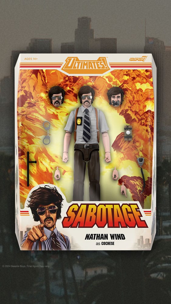 Super7 Beastie Boys Ultimates Nathan Wind as Cochese Wave 1 Actionfigur