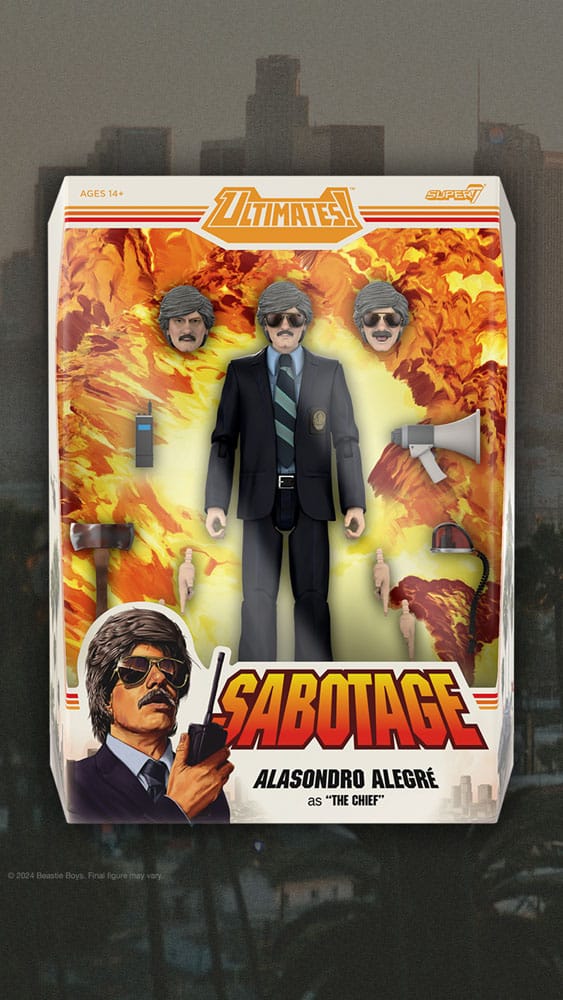 Super7 Beastie Boys Ultimates Wave 1 Alasondro Alegre as The Chief Actionfigur