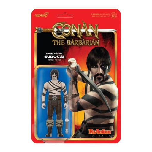 Super7 Conan Der Barbar ReAction Wave 02 Subotai (War Paint) Actionfigur