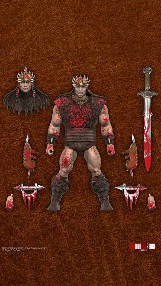 Super7 Conan der Barbar Ultimates Conan Blood Soaked Pit Fighter Actionfigur