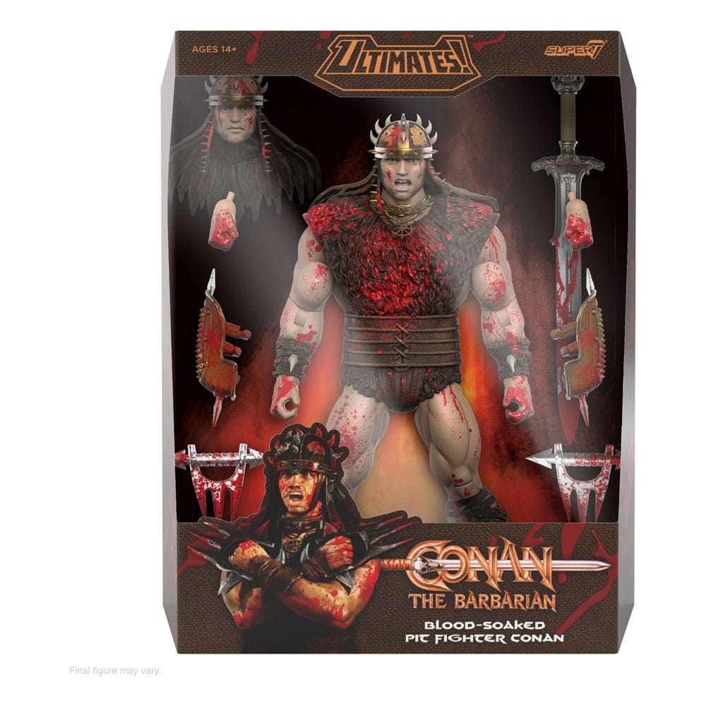 Super7 Conan der Barbar Ultimates Conan Blood Soaked Pit Fighter Actionfigur