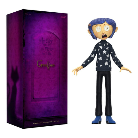 Super7 Coraline (Button Eyes) Supersize Vinyl Actionfigur
