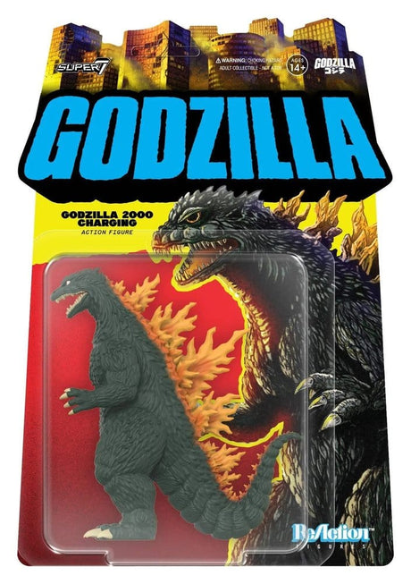 Super7 Godzilla Toho ReAction Godzilla (2000 Charging) Actionfigur