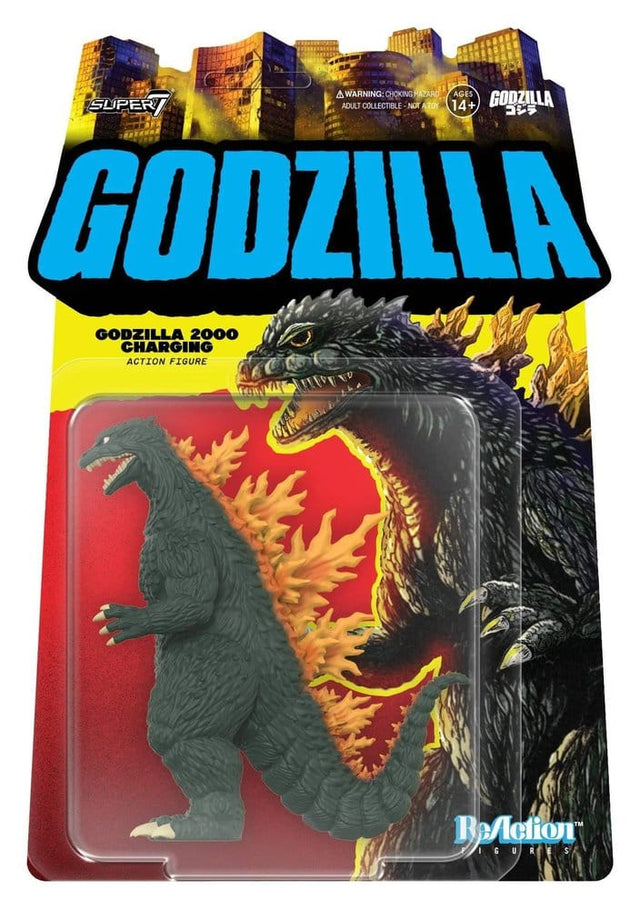 Super7 Godzilla Toho ReAction Godzilla (2000 Charging) Actionfigur