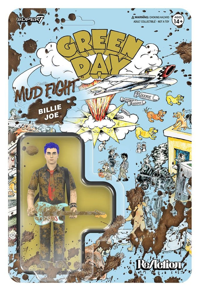 Super7 Green Day Wave 01 Billie Joe Armstrong (Mud Fight) ReAction Actionfigur