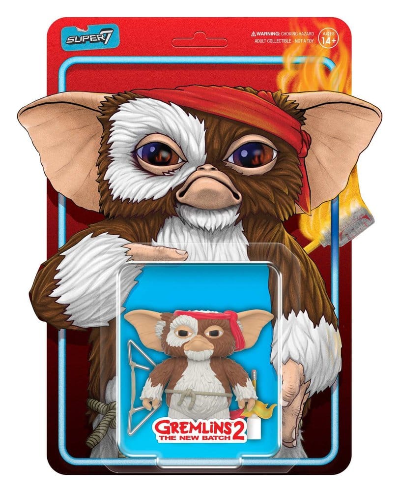 Super7 Gremlins Gizmo Battle Ready Character Card ReAction Actionfigur