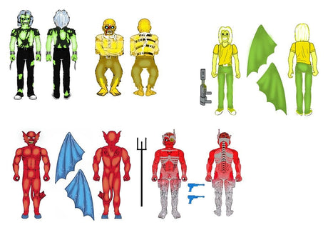 Super7 Iron Maiden ReAction Wave 02 Blind Box Display Actionfiguren (12)