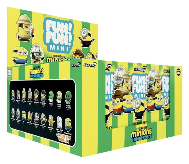 Super7 Minions Fun! Fun! Minifiguren Wave 01 Minions & Monsters Blind Box Display (9)