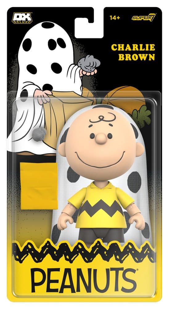 Super7 Peanuts Charlie Brown (with Ghost Sheet) Deluxe Wave 01 Actionfigur