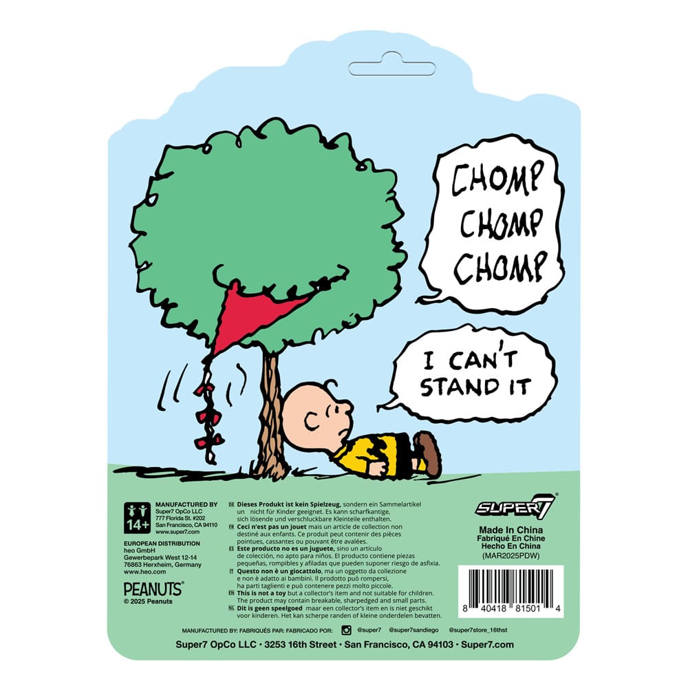 Super7 Peanuts ReAction Charlie Brown and the Kite-Eating Tree Comic Panel Actionfigur