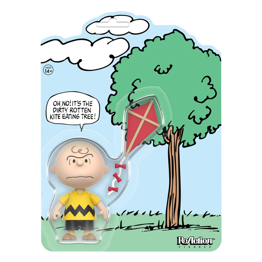 Super7 Peanuts ReAction Charlie Brown and the Kite-Eating Tree Comic Panel Actionfigur