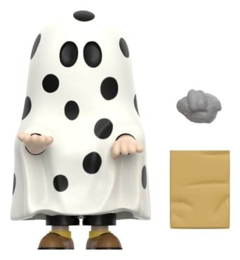 Super7 Peanuts ReAction Charlie Brown Ghost Sheet Actionfigur