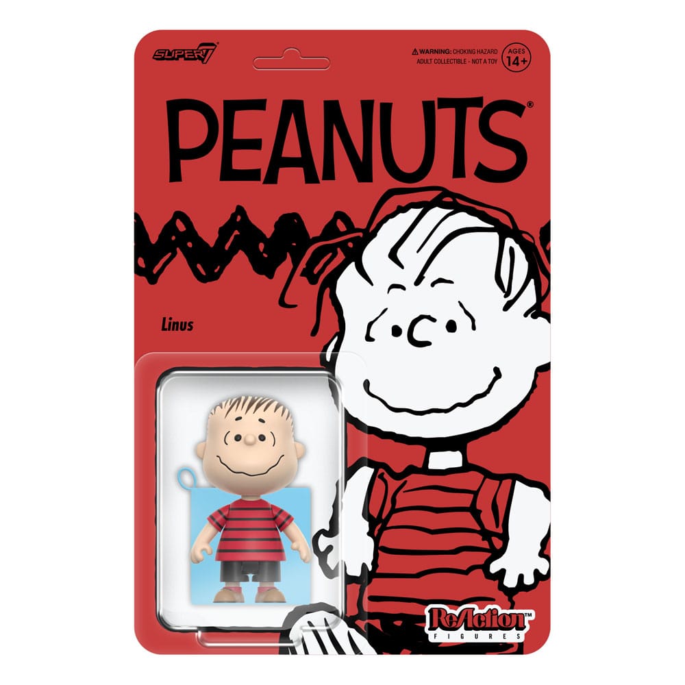 Super7 Peanuts ReAction Linus Wave 8 Actionfigur