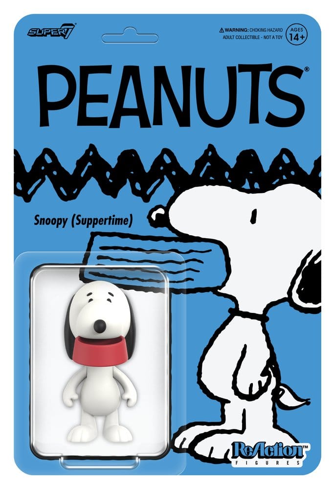Super7 Peanuts ReAction Snoopy (Suppertime) Wave 09 Actionfigur