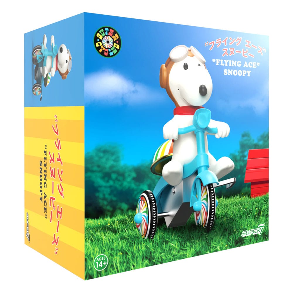 Super7 Peanuts Super Cycles Snoopy Flying Ace Actionfigur