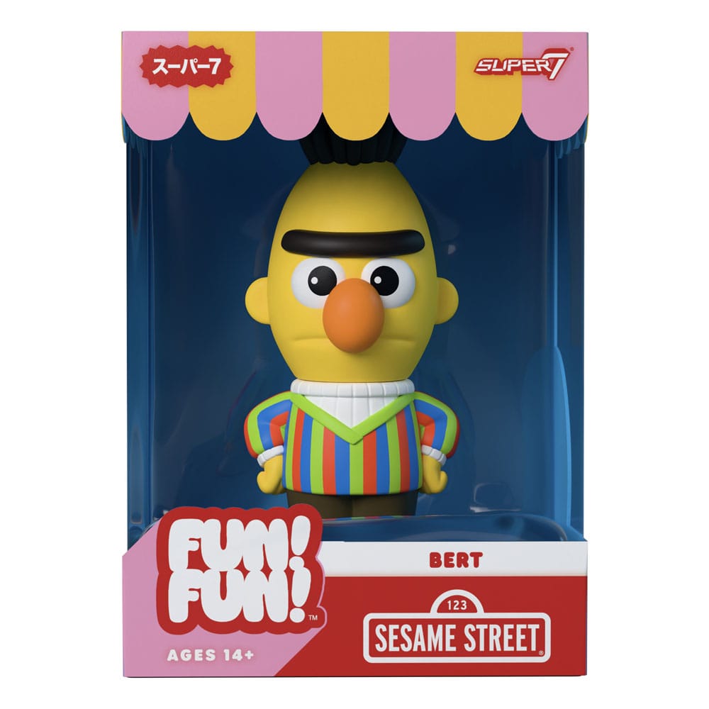 Super7 Sesamstraße FUN FUN Bert Soft Vinyl Wave 02 Figur