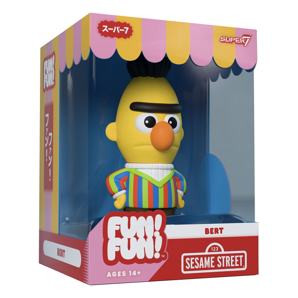 Super7 Sesamstraße FUN FUN Bert Soft Vinyl Wave 02 Figur