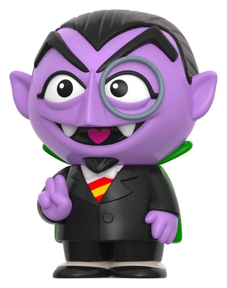 Super7 Sesamstraße Fun Fun Count Von Count Soft Vinyl Wave 01 Figur