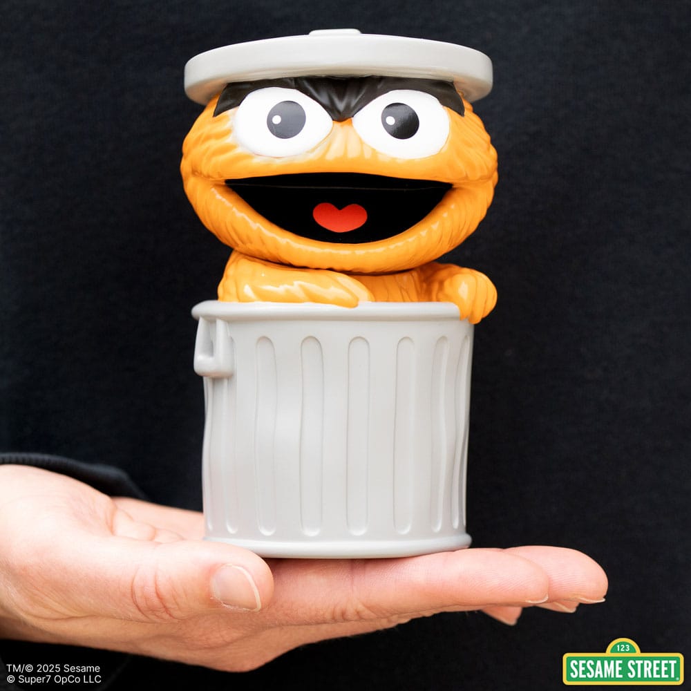 Super7 Sesamstraße FUN FUN Oscar The Grouch Orange Soft Vinyl Figur