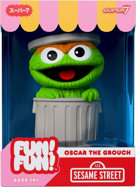Super7 Sesamstraße Fun! Fun! Wave 01 Oscar The Grouch Minifigur
