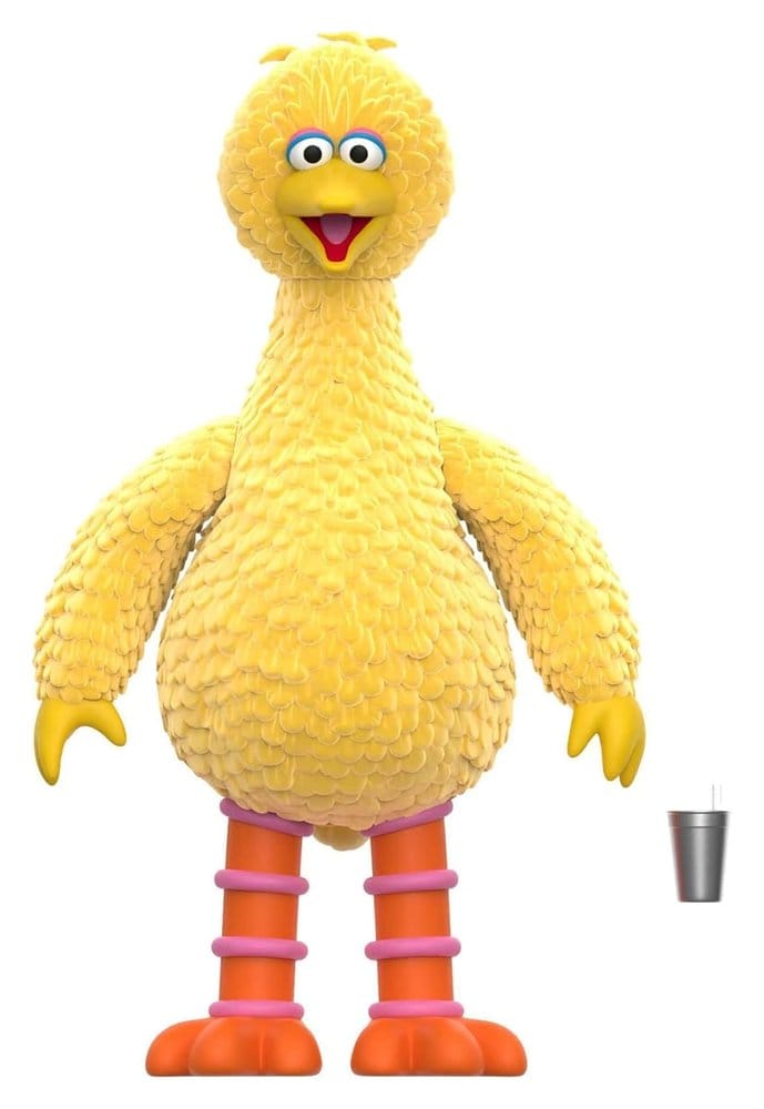 Super7 Sesamstraße ReAction Big Bird (Flocked) Actionfigur