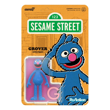 Super7 Sesamstraße ReAction Grover Wave 05 Actionfigur