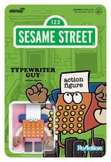 Super7 Sesamstraße ReAction Typewriter Guy Wave 06 Actionfigur