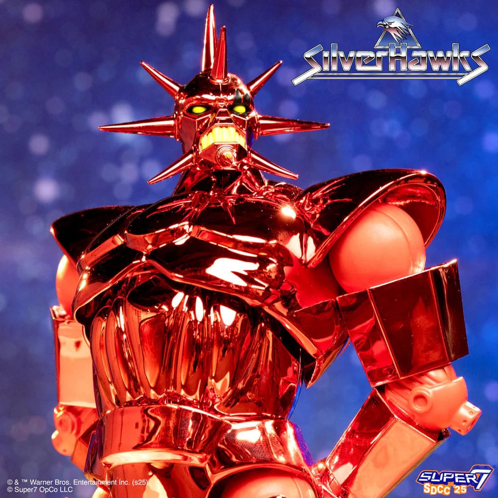 Super7 SilverHawks Ultimates Mon*Star Metallic Vac Metal Actionfigur