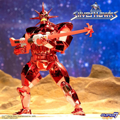 Super7 SilverHawks Ultimates Mon*Star Metallic Vac Metal Actionfigur