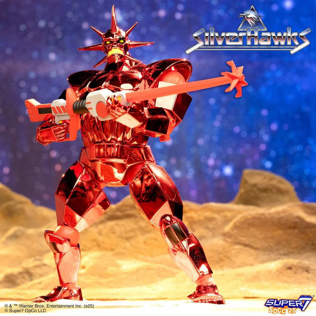 Super7 SilverHawks Ultimates Mon*Star Metallic Vac Metal Actionfigur