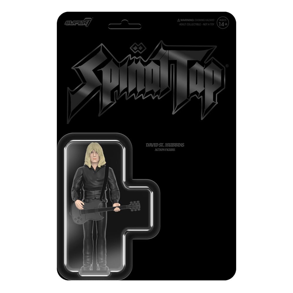 Super7 Spinal Tap ReAction David St. Hubbins (None More Black Wave 02) Actionfigur