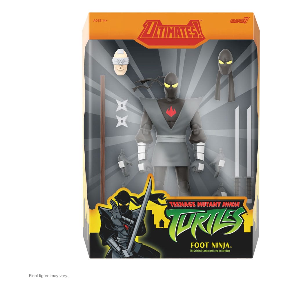 Super7 Teenage Mutant Ninja Turtles Ultimates Foot Ninja Actionfigur