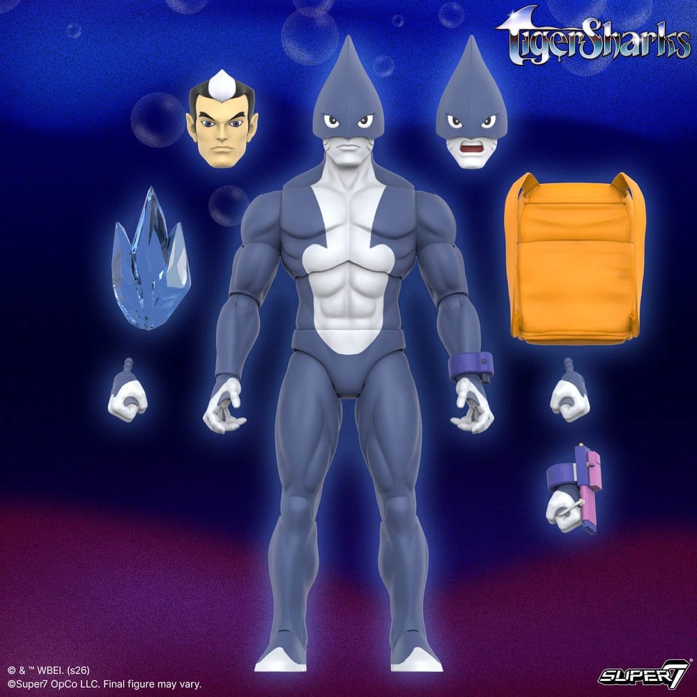 Super7 TigerSharks Ultimates Mako Wave 01 (Hybrid) Actionfigur