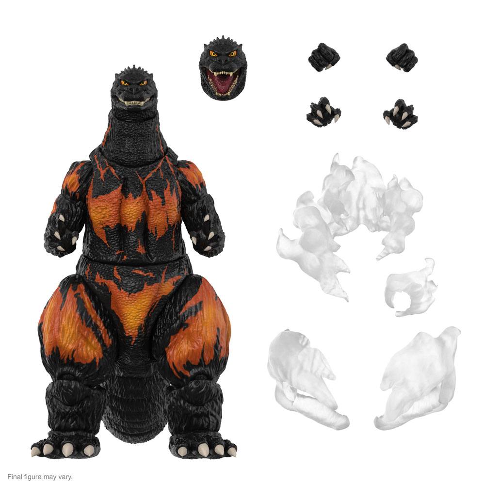 Super7 Toho Burning Godzilla 1995 Ultimates Actionfigur