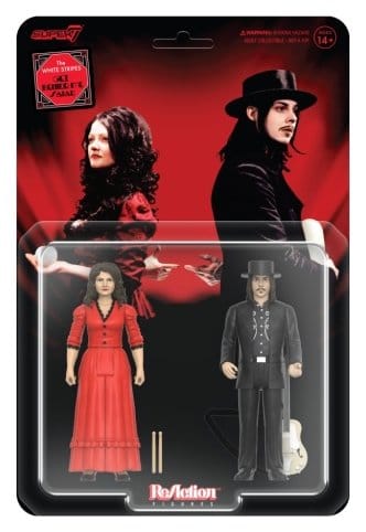 Super7 White Stripes ReAction The White Stripes Wave 01 (Get Behind Me Satan) 2er-Pack Actionfiguren