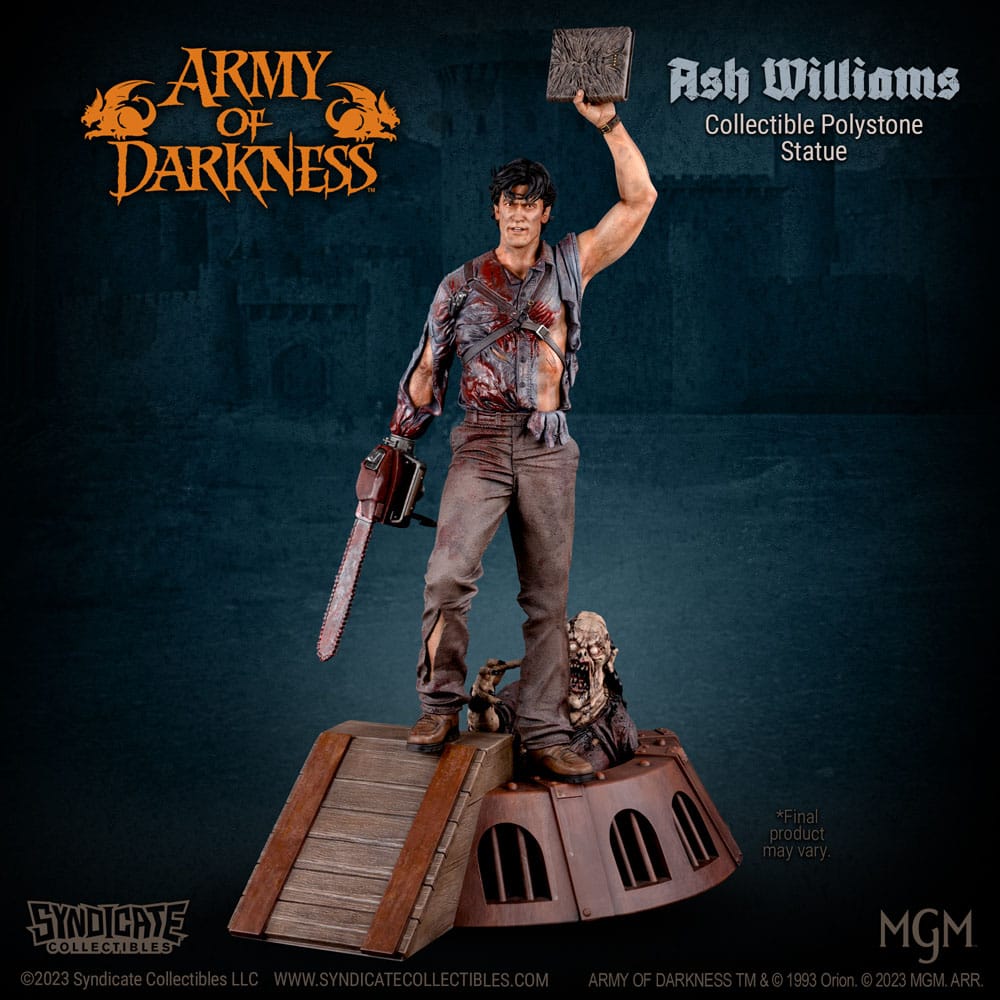 Syndicate Collectibles Armee der Finsternis Ash Williams 1/10 Statue - Beschädigte Verpackung