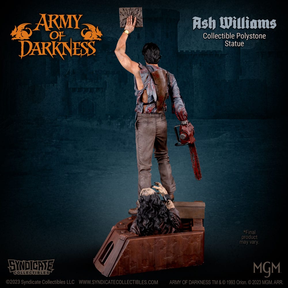 Syndicate Collectibles Armee der Finsternis Ash Williams 1/10 Statue - Beschädigte Verpackung