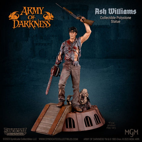 Syndicate Collectibles Armee der Finsternis Ash Williams 1/10 Statue - Beschädigte Verpackung