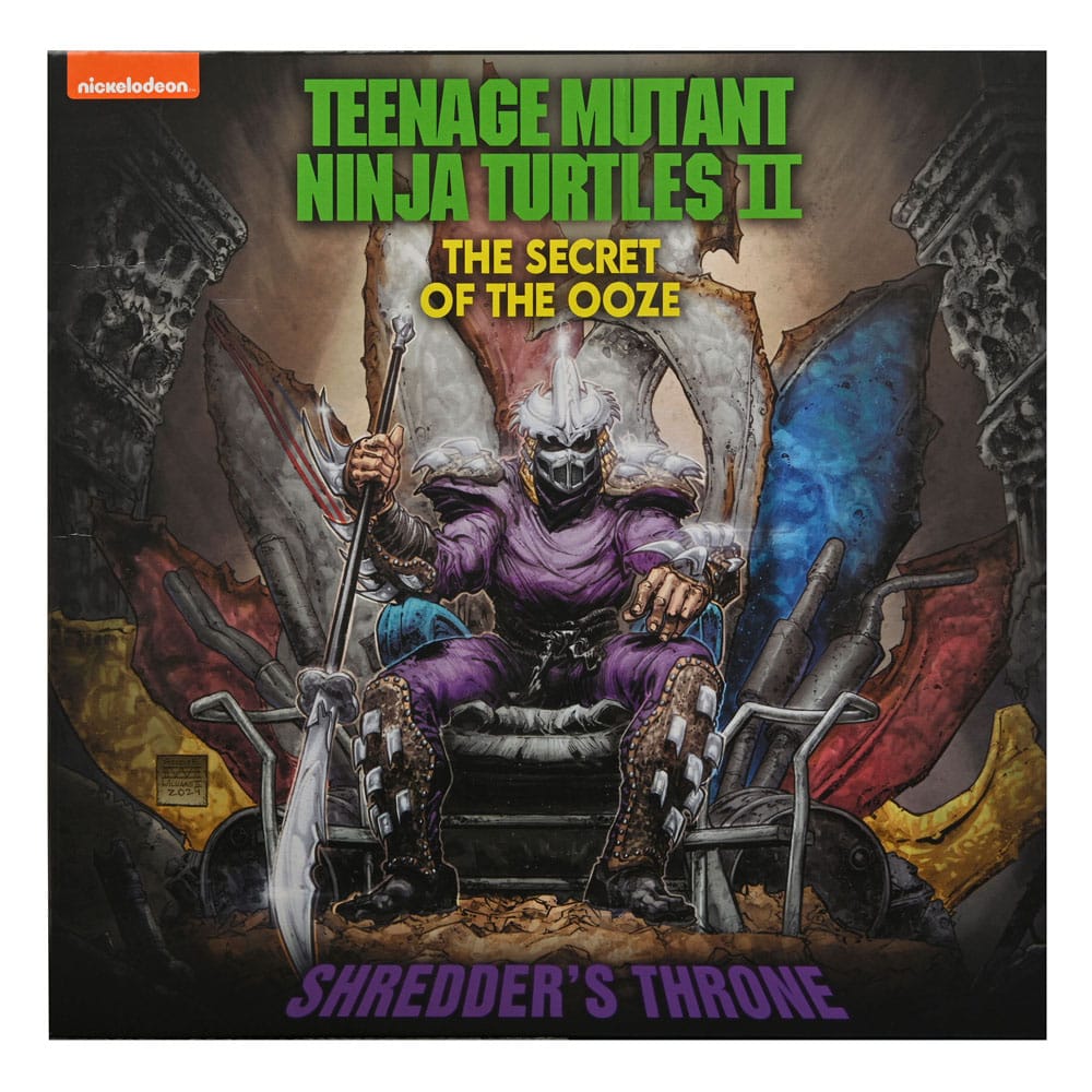 Teenage Mutant Ninja Turtles 2 - Shredder’s Throne Secret of the Ooze Diorama NECA