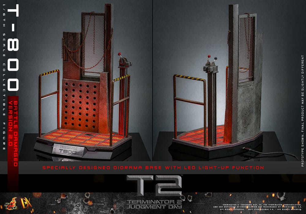 Terminator 2 Movie Masterpiece Actionfigur 1/6 T-800 Battle Damaged Version 2.0 32 cm