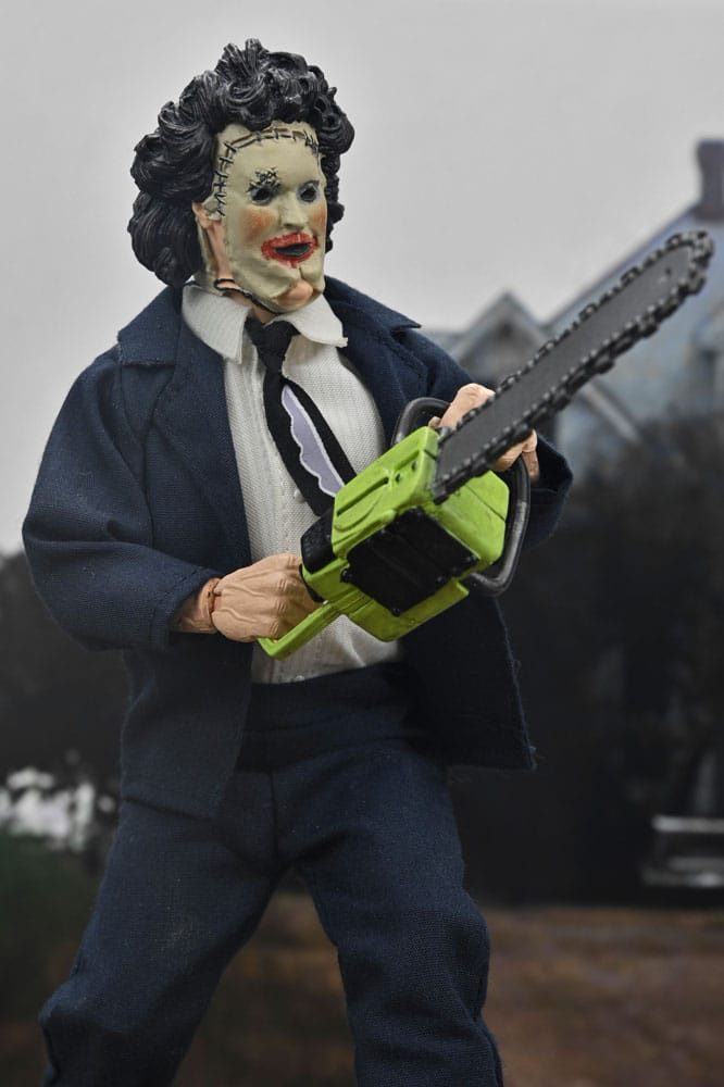 Texas Chainsaw Massacre Clothed Actionfigur Leatherface (Pretty Woman Mask) 50th Anniversary 20 cm