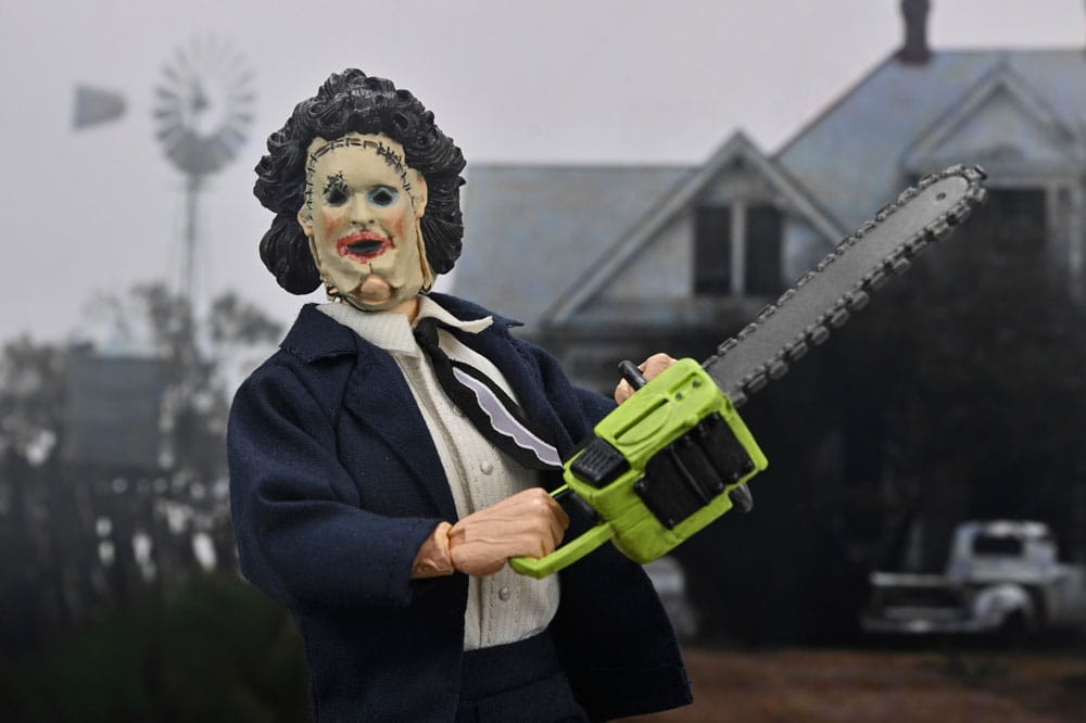 Texas Chainsaw Massacre Clothed Actionfigur Leatherface (Pretty Woman Mask) 50th Anniversary 20 cm