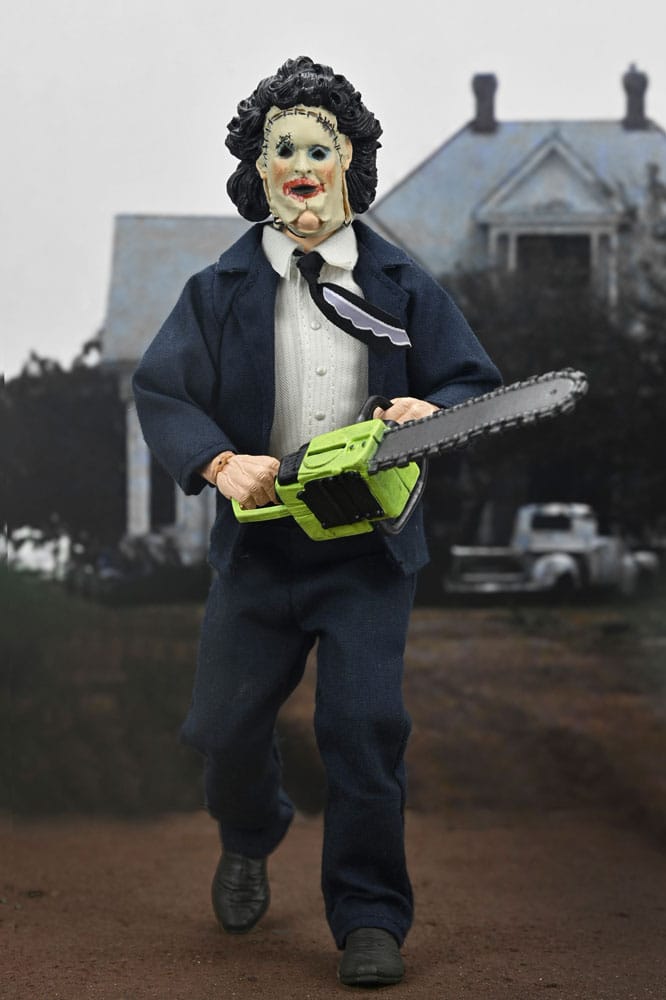 Texas Chainsaw Massacre Clothed Actionfigur Leatherface (Pretty Woman Mask) 50th Anniversary 20 cm