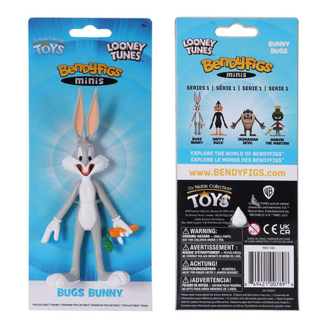 The Noble Collection Looney Tunes Bugs Bunny Bendyfigs Biegefigur