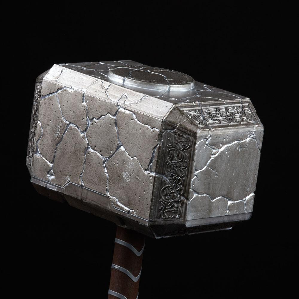 Thor - Love and Thunder Marvel Legends Mighty Thor Elektronischer Hammer Mjolnir 1/1 Replik