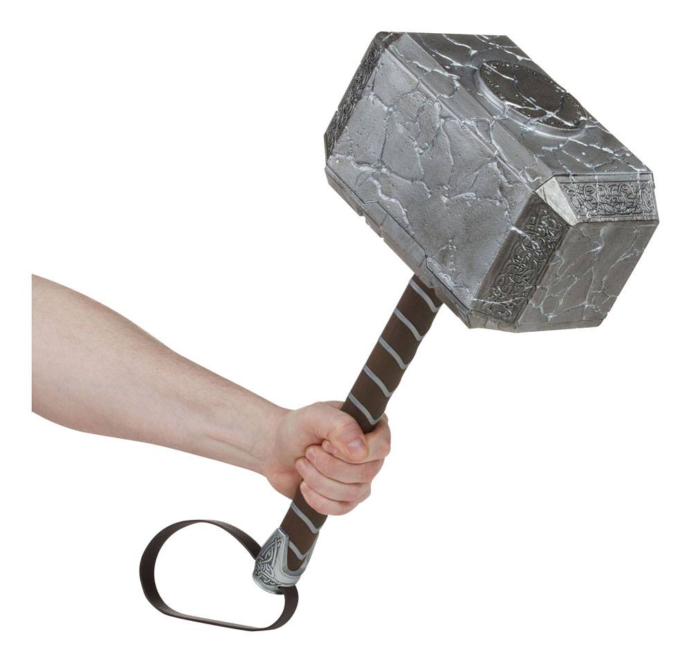 Thor - Love and Thunder Marvel Legends Mighty Thor Elektronischer Hammer Mjolnir 1/1 Replik
