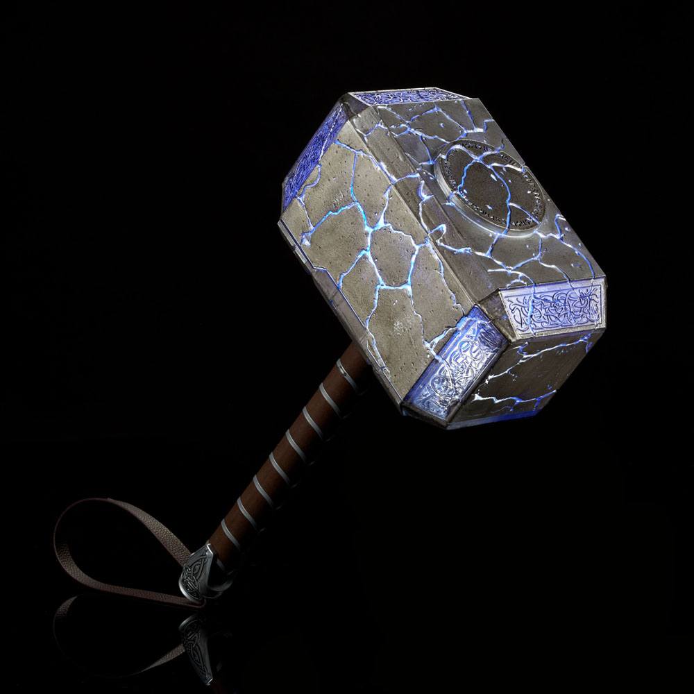 Thor - Love and Thunder Marvel Legends Mighty Thor Elektronischer Hammer Mjolnir 1/1 Replik